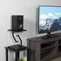 Vivo 12" Tensegrity Speaker Stand Wood/Manufactured wood in Black | 14.8 H x 11.7 W x 11.7 D in | Wayfair STAND-TEN01B