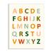 Stupell Industries ABC Letter Chart Soft Earth Tone Alphabet Oversized Stretched Canvas Wall Art By Victoria Borges Canvas in Green | Wayfair