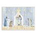 Stupell Industries Nativity Barn Stable Christmas Holiday Rustic Scene Wall Plaque Art By Andi Metz Canvas in Blue | 10 H x 15 W x 0.5 D in | Wayfair