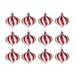The Holiday Aisle® 2 Piece Solid Ball Ornament Set Plastic in Red | 3.5 H x 3.5 W x 3.5 D in | Wayfair 61EC864F784447E693D3930417582038