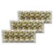 The Holiday Aisle® 36 Piece Solid Ball Ornament Set Plastic in Gray/Yellow | 3 H x 3 W x 3 D in | Wayfair FC371E7E66AF42A3ACB21742C579B990