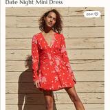Free People Dresses | Free People Date Night Mini Dress | Color: Red | Size: Xs