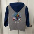 Disney Jackets & Coats | Disney Parks 2014 Disneyland Resort 2 Tone Blue Gray Mickey Hoodie Youth | Color: Blue/Gray | Size: Medium