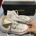 Converse Shoes | Converse High Top Sneakers Size 1 | Color: White | Size: 1bb