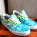 Vans Shoes | Custom Vans Era Watercolor | Color: Blue/Yellow | Size: 10.5