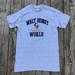 Disney Tops | Fitted Walt Disney World Mickey Mouse Disney Parks Tee Tshirt Size Small | Color: Blue | Size: S