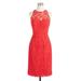 J. Crew Dresses | J Crew Collection Nwot Poppy Leavers Red Coral Venetian Lace Sheath Pamela Dress | Color: Orange/Red | Size: 14