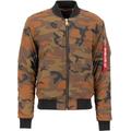 Alpha Industries MA-1 VF 59 Reflective Camo Jacke, orange, Größe L