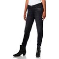 7 For All Mankind Damen Pyper Crop Slim Illusion Upbeat Jeans, Black, 29W 30L EU