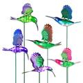 Lark Manor™ Arihanna 6 Piece Hummingbird Garden Stake Set Resin/Plastic | 15.35 H x 6.1 W x 3.9 D in | Wayfair D1D12896D88C4F5180EDD83004B84CF3