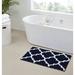 Red Barrel Studio® Marrakesh 100% Polyester Reversible Bath Rug Set - 17" x 24" Polyester in Gray | 17 W in | Wayfair