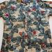 Ralph Lauren Shirts | Chaps Ralph Lauren All Over Print Textured Hawaiian Button-Down Shirt Men's Sz M | Color: Green/Red | Size: M