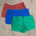 J. Crew Shorts | J. Crew Broken-In Chino Shorts (Set Of 3) | Color: Blue/Red | Size: 6