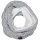 Superdry Women's Cable Snood Knitted Scarf, Mid Grey Tweed, One Size