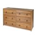 Butler Lark 6 Drawer Natural Wood Dresser - Butler Specialty 5525312