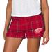 Women's Concepts Sport Red/Black Detroit Red Wings Ultimate Flannel Shorts