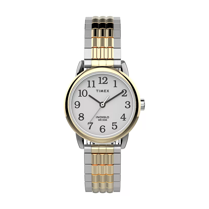 Timex Women's Easy Reader Perfect Fit Two-Tone Expansion Band Watch - TW2V05900JT, Size: Small, Multicolor