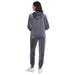 Alwyn Home Women's Pajamas Set Long Sleeve Hoodie Sleepwear PJS Pocket Loungewear Outfit RHW2887 Polyester | 34 H x 44 W in | Wayfair