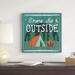 Red Barrel Studio® Comfy Camping III by Melissa Averinos - Wrapped Canvas Graphic Art Canvas in Green | 20 H x 20 W x 1.25 D in | Wayfair