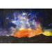 Loon Peak® Night Sky VI Canvas in Blue/Brown/Orange, Size 8.0 H x 12.0 W x 1.25 D in | Wayfair BA86BD25EE764AD6B2B03CEF5C8040D2