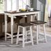 Red Barrel Studio® Bar Set Wood in Gray/White | 36 H x 17.75 D in | Wayfair C242D5ABF75E4D1699D30587D99255C2