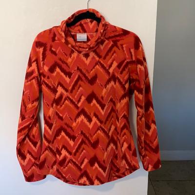 Columbia Sweaters | Columbia Fleece | Color: Orange/Red | Size: M