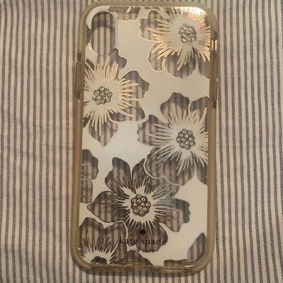 Kate Spade Cell Phones & Accessories | Kate Spade Iphone Xr Case | Color: Gold/White | Size: Iphone Xr