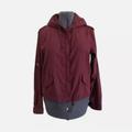 Brandy Melville Jackets & Coats | Brandy Melville Burgundy Hailey Utility Hooded Jacket One Size Lightweight | Color: Red | Size: Os