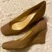 Jessica Simpson Shoes | Jessica Simpson Tan Suede Wedge Pumps - New | Color: Tan | Size: 10