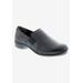 Women's Slide-In Flat by Ros Hommerson in Black Leather (Size 8 M)