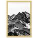 Joss & Main Nature & Landscape 'Up The Mountain' Mountains Wall Art Print Paper in Black/Gray/White | 17 H x 12 W x 0.5 D in | Wayfair