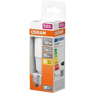 Osram - 4058075428447 led eek f (a - g) E27 Kolbenform 8 w = 60 w Warmweiß (ø x l) 36 mm x 114 mm 1