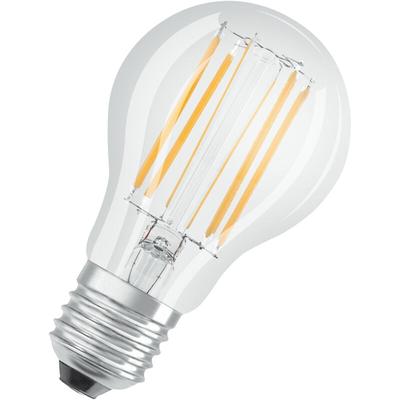 Dimmbare Filament led Lampe mit E27 Sockel, Kaltweiss (4000K), klassische Birnenform, 9W, Ersatz Image