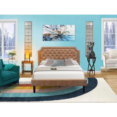 East West Furniture Bedroom Sets, Black Upholstered King Bed Set