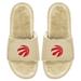 "Men's ISlide Tan Toronto Raptors Dune Faux Fur Slide Sandals"