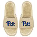 Men's ISlide Tan Pitt Panthers Dune Faux Fur Slide Sandals