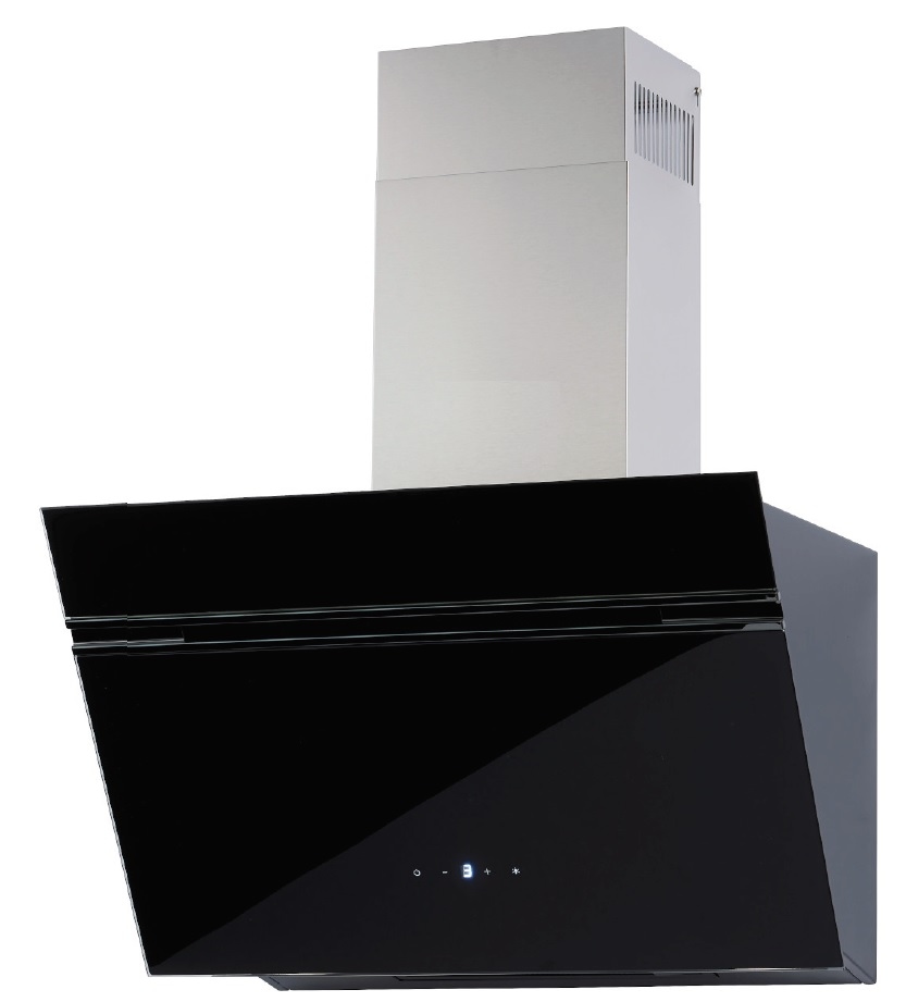 Wolkenstein Kopffreihaube W S5-60 ABTZ - 60 cm, schwarz, Dunstabzugshaube Image