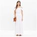 Madewell Dresses | Madewell Maxi Dress Womens Size Medium White Off The Shoulder Cotton Style C4510 | Color: White | Size: M