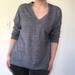 J. Crew Sweaters | J.Crew Merino Wool Blue Gray Marled Vneck Sweater | Color: Blue/Gray | Size: L