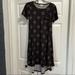 Lularoe Dresses | Lularoe Aztec Print Carly Dress | Color: Black | Size: Xs