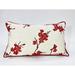 World Menagerie Hossain Cotton Lumbar Pillow Polyester/Polyfill/Down/Feather/Cotton in Red | 12 H x 20 W x 6 D in | Wayfair