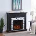 Darby Home Co Toddington Marble Fireplace in Black/Gray | 20 H x 23.75 W x 8.25 D in | Wayfair 0419B615DDAE4B2BA2B2E6B375850B23