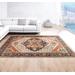 "Pasargad Home Serapi Collection Hand-Knotted Wool Area Rug, 5'10"" X 6' 3"", Ivory - Pasargad Home ph-3 6x6"