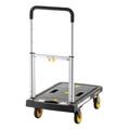 Chariot à plateau, capacité de charge de 120 kg, pliable, en aluminium durable - Stanley