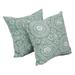 Blazing Needles 17-inch Square Throw Pillows (Set of 2)