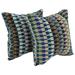 Blazing Needles 17-inch Square Throw Pillows (Set of 2)