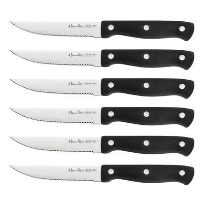 Steak Knives Set Of 6, Full Tang German Stainless Steel Steak Knives - N/A