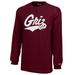 Youth Champion Maroon Montana Grizzlies Jersey Long Sleeve T-Shirt