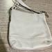 Coach Bags | Coach Genuine Leather Shoulder Bag F06x-1415 | Color: White | Size: 10 X 11 In