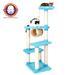 Real Wood 61" Cat Climber Junggle Tree With Platforms by Armarkat in Sky